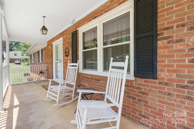 100 Pinecrest Ct, Taylorsville, NC 28681 - view of covered porch