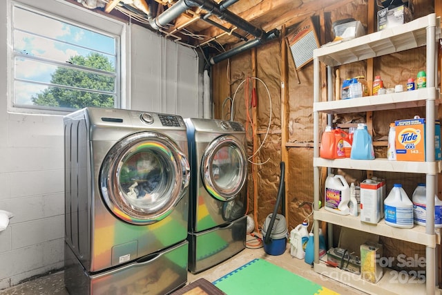 100 Pinecrest Ct, Taylorsville, NC 28681 - laundry room with independent washer and dryer