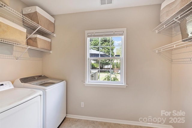 7930 Lancken Dr, Charlotte, NC 28277 - laundry room featuring independent washer and dryer and baseboards