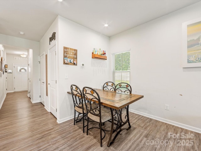 510 Park Meadows Dr, Matthews, NC 28104 - dining space with wood finished floors and baseboards
