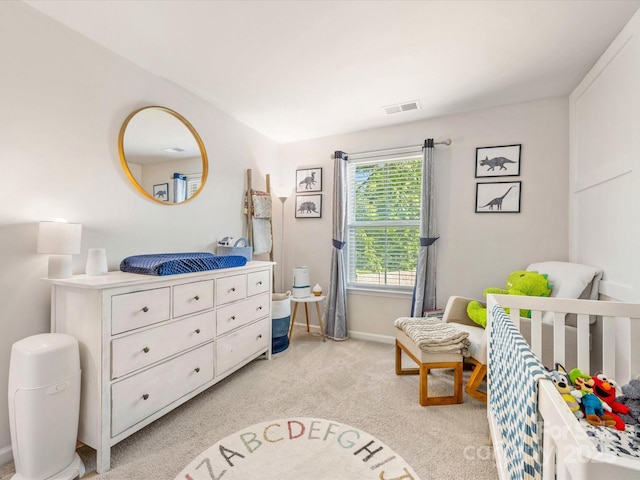 510 Park Meadows Dr, Matthews, NC 28104 - bedroom with light colored carpet and a crib