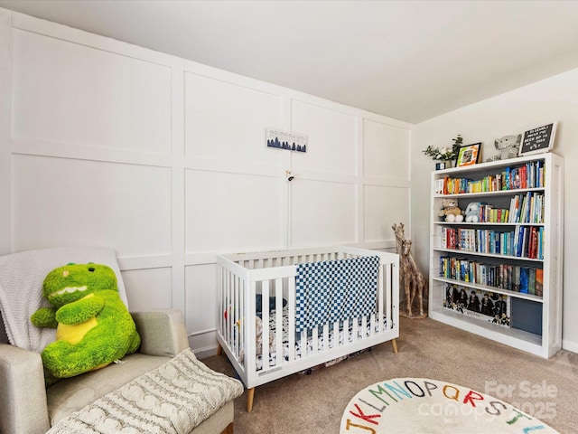 510 Park Meadows Dr, Matthews, NC 28104 - bedroom with a decorative wall and carpet floors