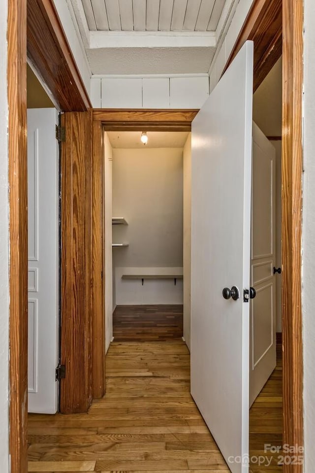 39 Nix Rd, Hendersonville, NC 28792 - hallway with wood finished floors