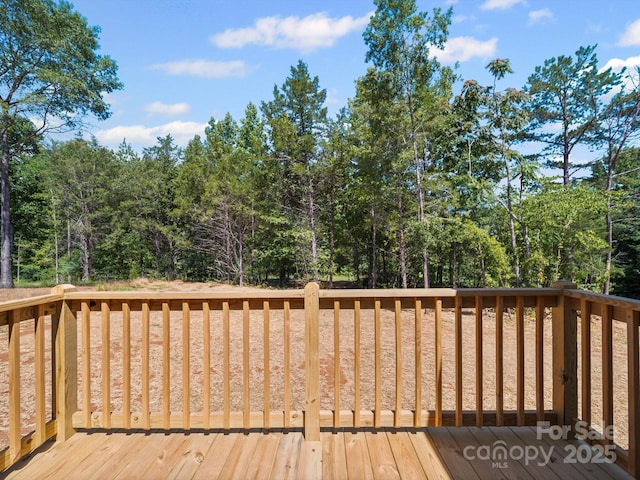 205 S Hill Ave, Albemarle, NC 28001 - view of wooden deck