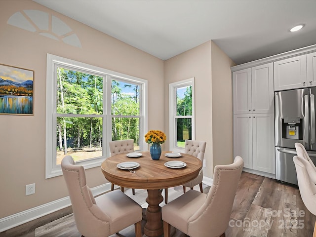 205 S Hill Ave, Albemarle, NC 28001 - dining room with wood finished floors and baseboards