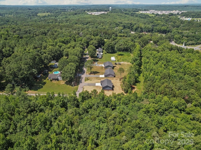 205 S Hill Ave, Albemarle, NC 28001 - drone / aerial view of a forest