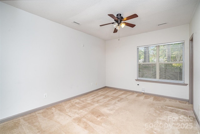 3630 Melrose Cottage Dr, Matthews, NC 28105 - unfurnished room featuring carpet flooring, ceiling fan, and a textured ceiling