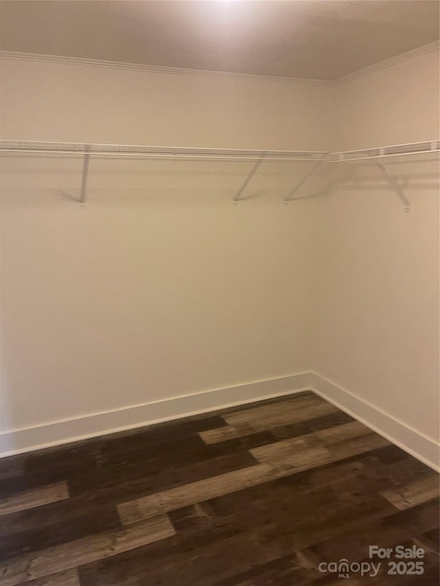 576 Morrow Motor Rd, Forest City, NC 28043 - walk in closet featuring dark wood finished floors