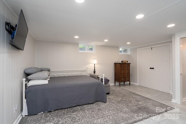 304 Sowers Ferry Rd, Salisbury, NC 28144 - bedroom with recessed lighting and tile patterned floors