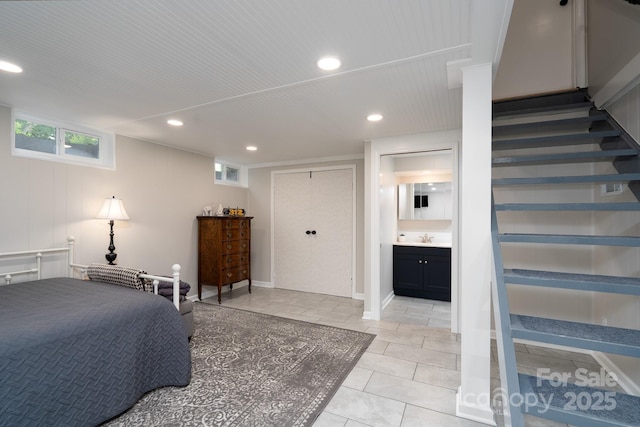 304 Sowers Ferry Rd, Salisbury, NC 28144 - bedroom featuring recessed lighting and connected bathroom