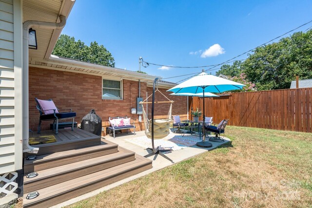 304 Sowers Ferry Rd, Salisbury, NC 28144 - view of yard with a patio