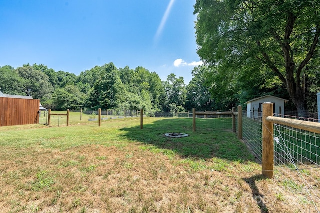 304 Sowers Ferry Rd, Salisbury, NC 28144 - view of yard featuring a shed