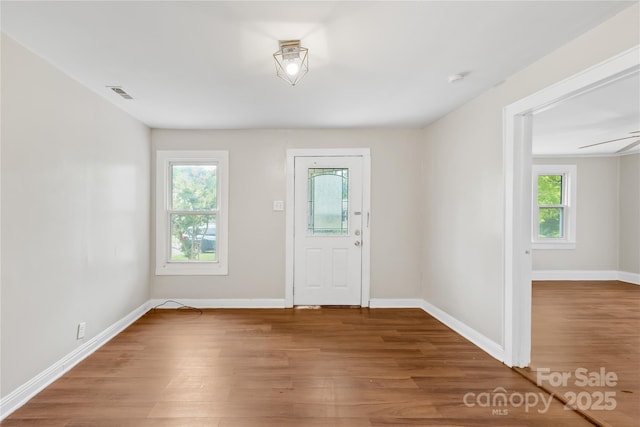 716 Wilson Rd, Salisbury, NC 28144 - foyer entrance featuring wood finished floors and baseboards