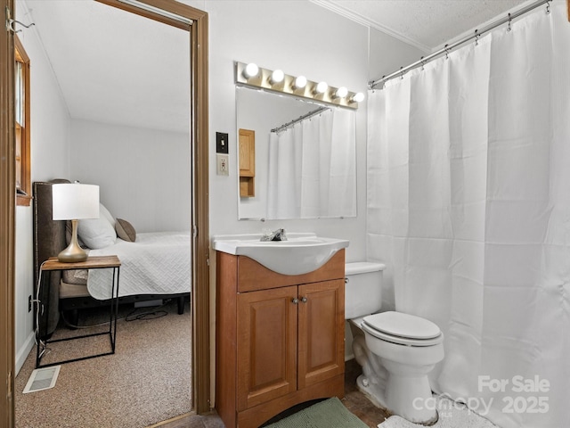 2212 Jb Denton Rd, Lancaster, SC 29720 - full bathroom featuring vanity and ornamental molding