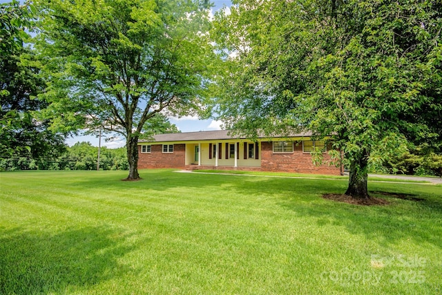 224 Mountain View Rd, Statesville, NC 28625 - single story home featuring brick siding and a front yard