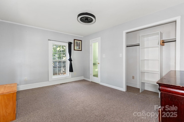 1302 1st Ave NW, Hickory, NC 28601 - unfurnished bedroom with carpet and crown molding