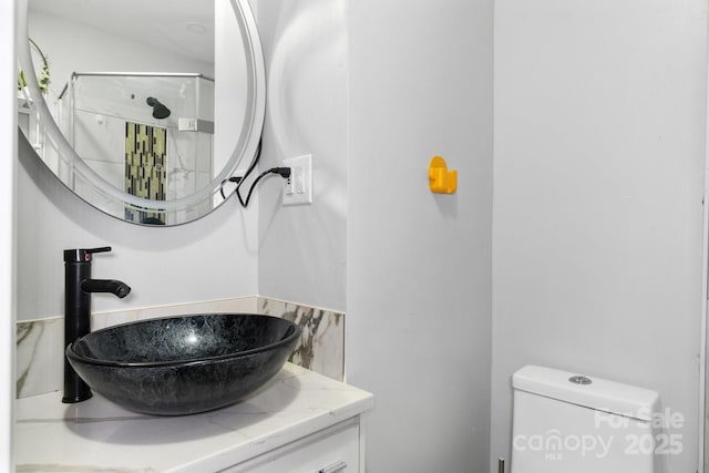 1302 1st Ave NW, Hickory, NC 28601 - bathroom featuring vanity and a shower