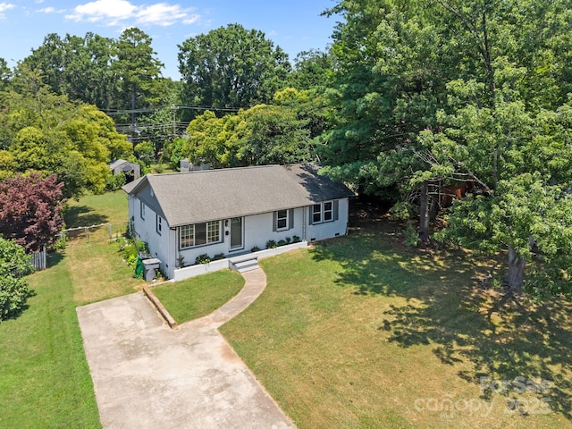 3422 Dublin Rd, Charlotte, NC 28208 - ranch-style home with driveway and a shingled roof