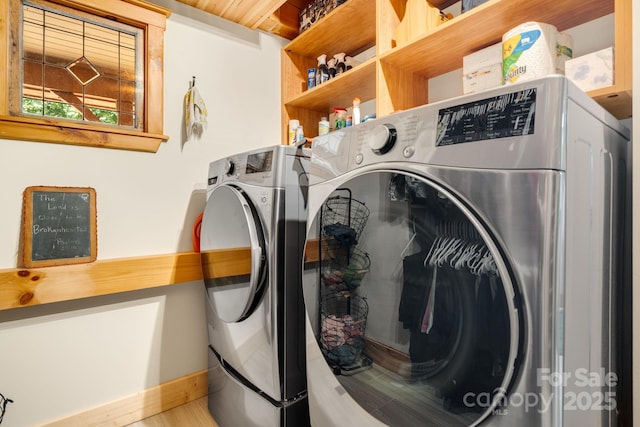 492 Henry Mountain Rd, Brevard, NC 28712 - laundry room with washing machine and dryer