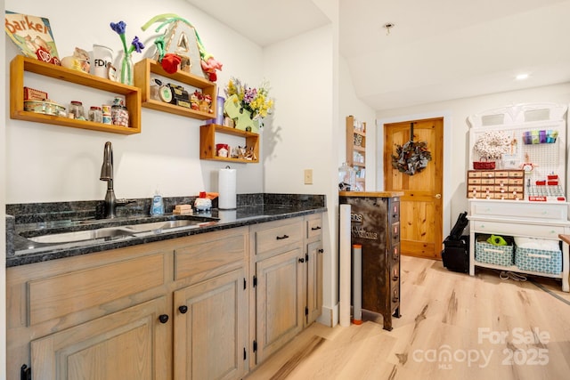 492 Henry Mountain Rd, Brevard, NC 28712 - indoor wet bar with light wood-style floors
