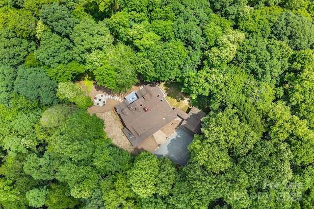 492 Henry Mountain Rd, Brevard, NC 28712 - aerial view of property and surrounding area featuring a heavily wooded area