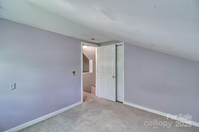 315 E Marion St, Kershaw, SC 29067 - additional living space featuring carpet flooring and lofted ceiling