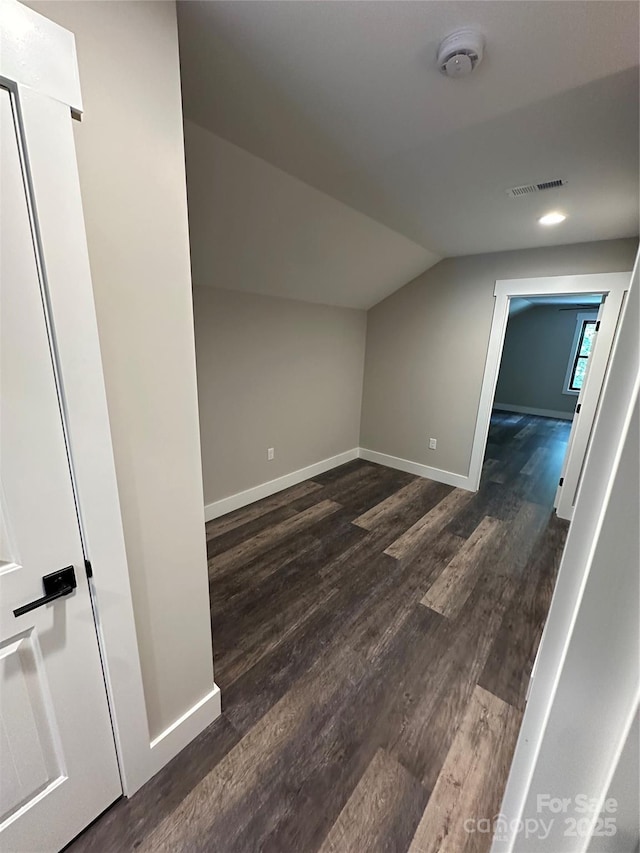 2031 S Oconeechee Ave, Black Mountain, NC 28711 - bonus room featuring dark wood-style flooring and lofted ceiling