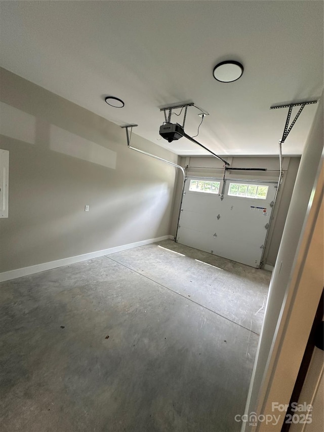 2031 S Oconeechee Ave, Black Mountain, NC 28711 - garage featuring a garage door opener
