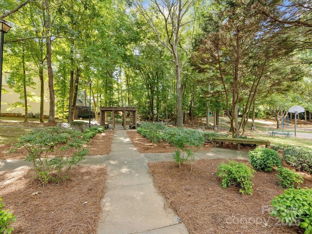 10527 Breamore Dr, Charlotte, NC 28270 - view of home's community featuring a gazebo