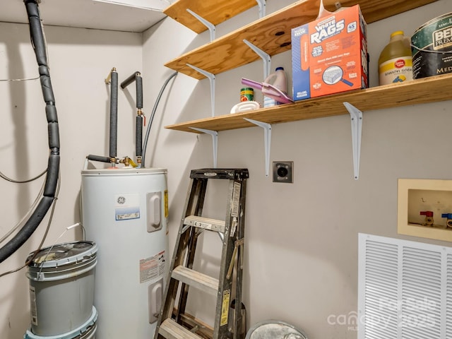 291 Pine Ridge Rd, Hendersonville, NC 28792 - utility room with water heater