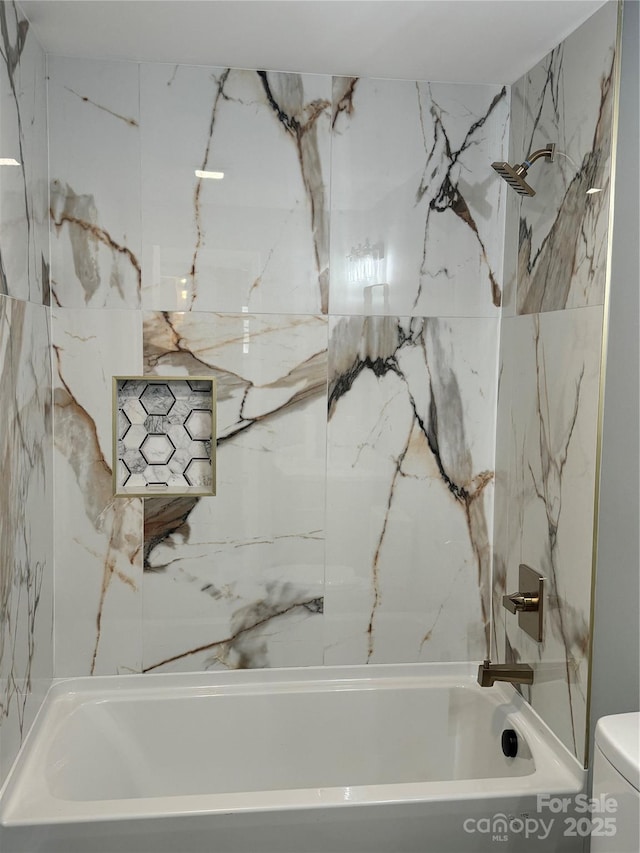 911 S Spencer Ave, Spencer, NC 28915 - bathroom with shower / bath combination and toilet