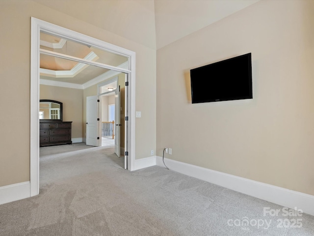 8407 Rolling Fields Rd, Mint Hill, NC 28227 - unfurnished bedroom featuring carpet flooring and ornamental molding