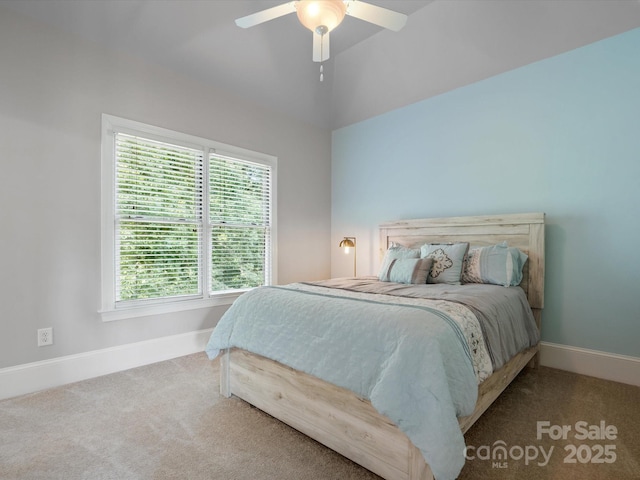 8407 Rolling Fields Rd, Mint Hill, NC 28227 - bedroom featuring carpet, multiple windows, and ceiling fan