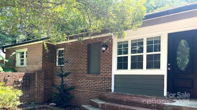 1162 Brighton Pl, Charlotte, NC 28205 - doorway to property with brick siding