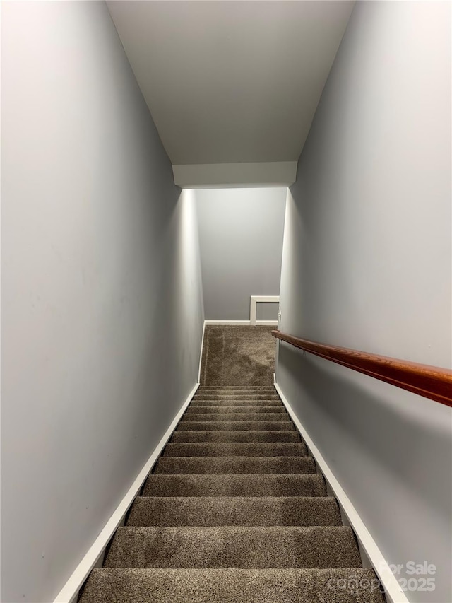 3236 Wicklow Ln, Clover, SC 29710 - stairs with carpet and baseboards