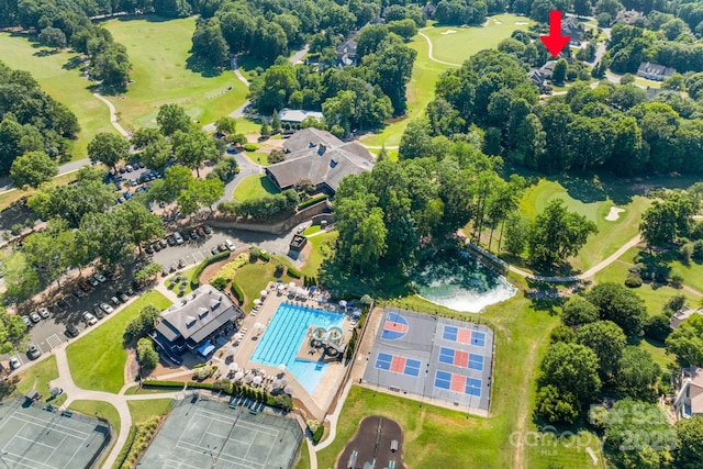 200 Galey Rdg, Cramerton, NC 28032 - view of property location with a pool and a golf course