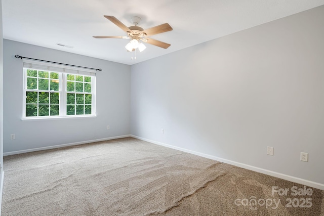 181 Farington Cir, Fletcher, NC 28732 - carpeted spare room featuring a ceiling fan and baseboards