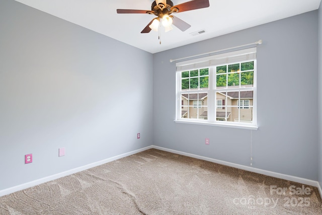 181 Farington Cir, Fletcher, NC 28732 - carpeted spare room with baseboards and ceiling fan