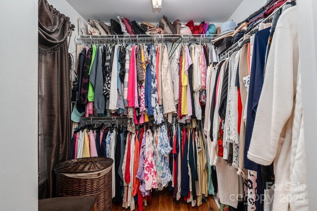 515 E Carpenter St, Maiden, NC 28650 - spacious closet featuring wood finished floors