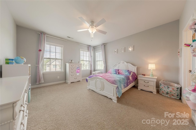 5266 Meadowcroft Way, Fort Mill, SC 29708 - bedroom with carpet flooring and a ceiling fan