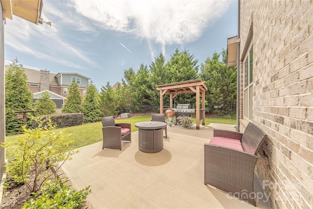 5266 Meadowcroft Way, Fort Mill, SC 29708 - fenced backyard with a patio area