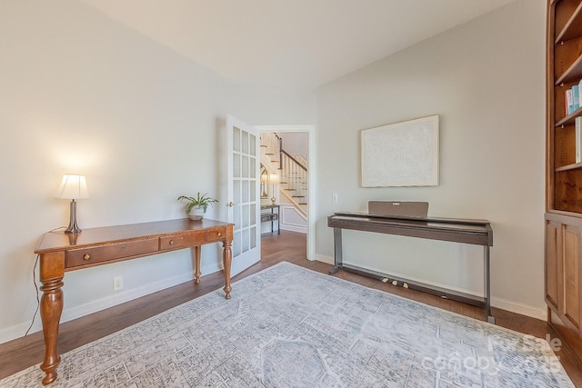 2836 Providence Spring Ln, Charlotte, NC 28270 - office space featuring wood finished floors and baseboards
