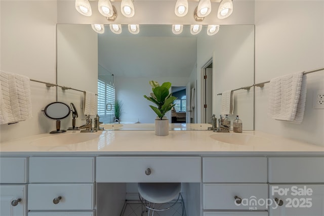 2836 Providence Spring Ln, Charlotte, NC 28270 - bathroom with double vanity