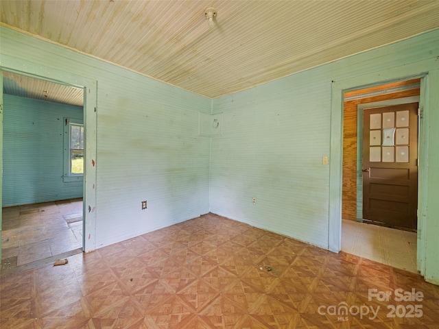 55 Shook St, Clyde, NC 28721 - empty room featuring wooden ceiling