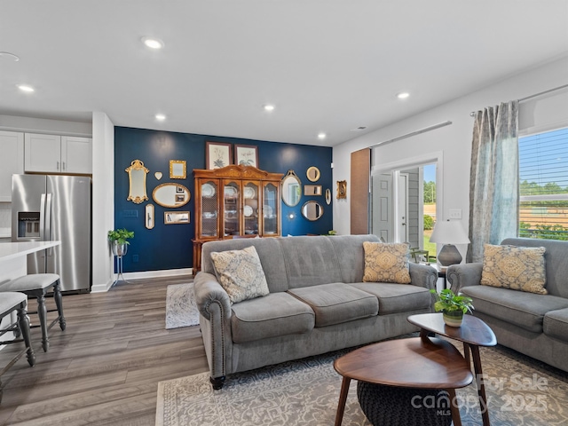 4170 County Down Ave, Kannapolis, NC 28081 - living area with wood finished floors and recessed lighting