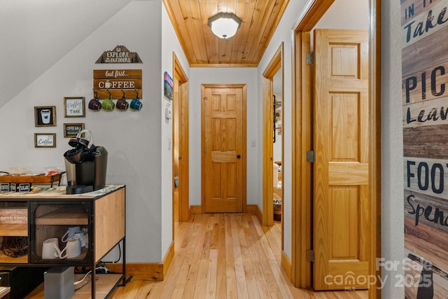 55 Kirkland Mountain Ln, Bryson City, NC 28713 - corridor with light wood-type flooring and baseboards