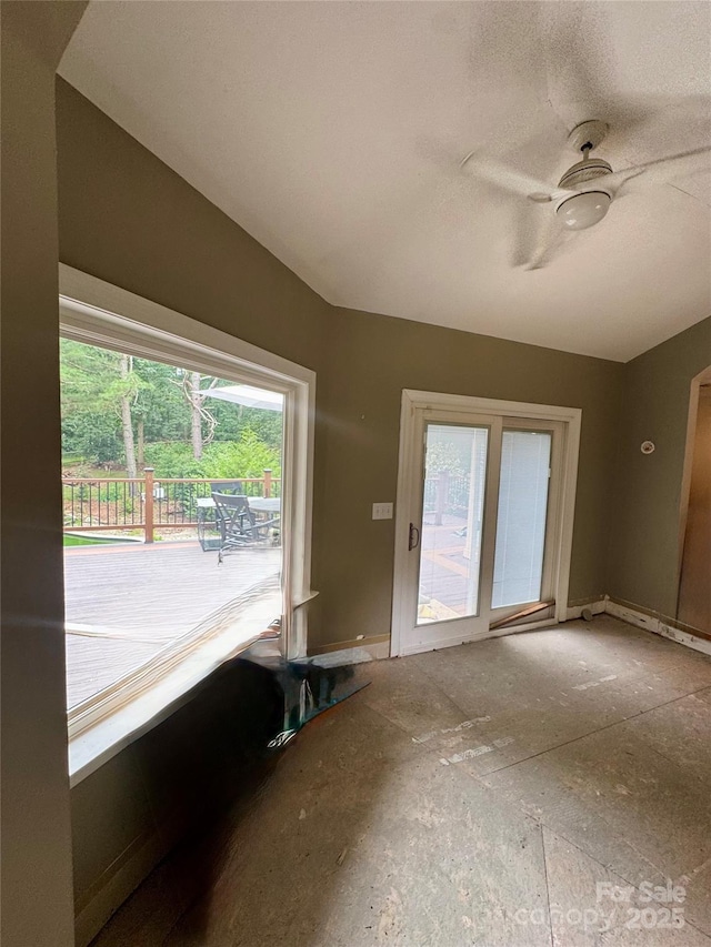 1802 Walden Pond Ln, Waxhaw, NC 28173 - unfurnished living room with a ceiling fan