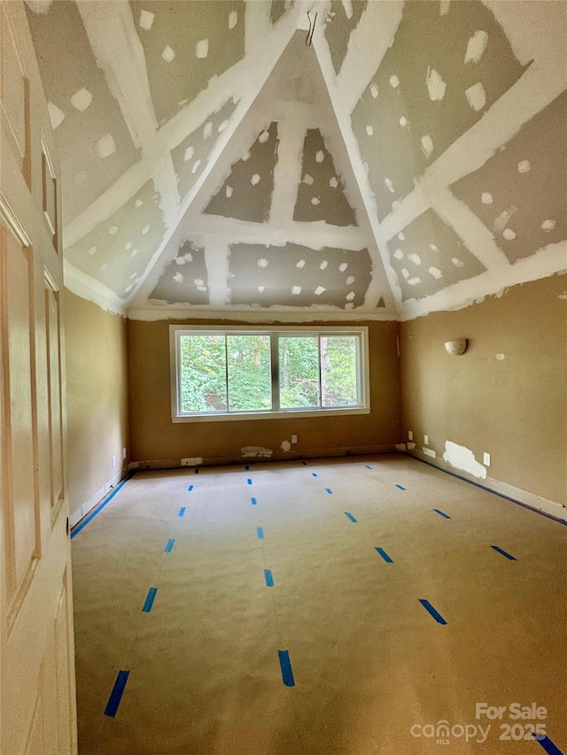1802 Walden Pond Ln, Waxhaw, NC 28173 - empty room with vaulted ceiling