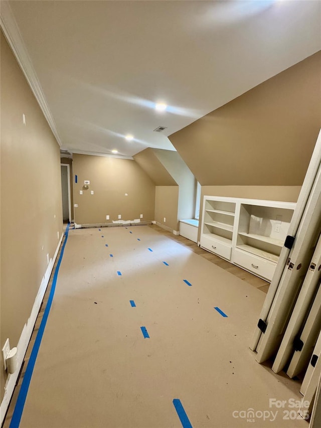 1802 Walden Pond Ln, Waxhaw, NC 28173 - bonus room with baseboards and lofted ceiling