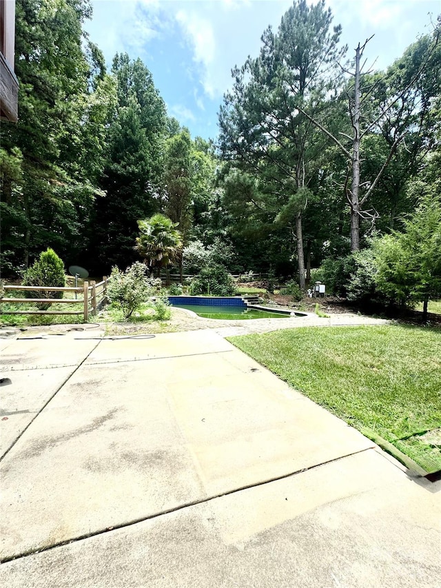 1802 Walden Pond Ln, Waxhaw, NC 28173 - view of yard with an outdoor pool and a patio area